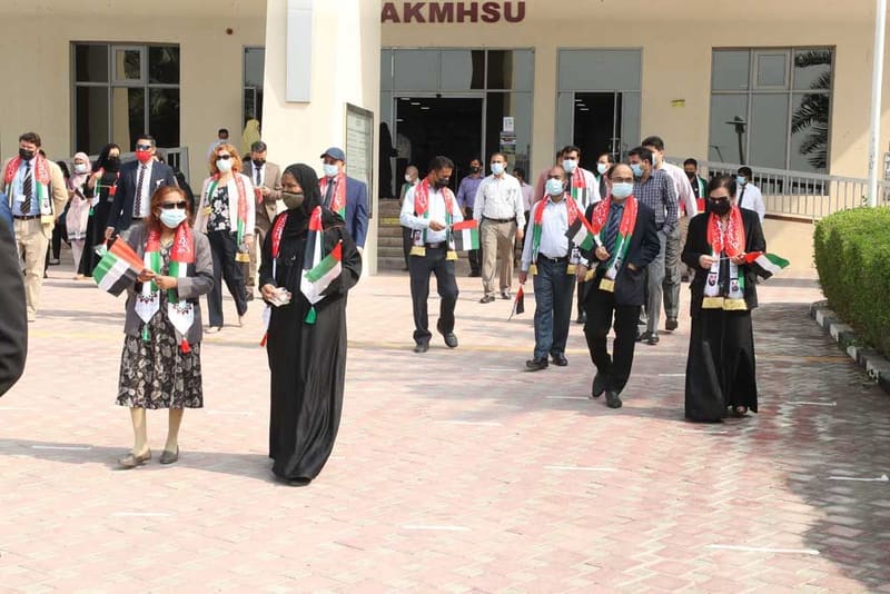 RAKMHSU celebration of  UAE Flag Day 2021Photos at RAK Medical & Health Sciences University, 2021-22 — photograph 27 of 48