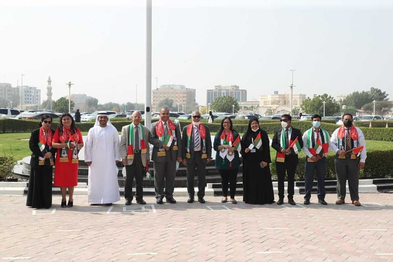 RAKMHSU celebration of  UAE Flag Day 2021Photos at RAK Medical & Health Sciences University, 2021-22 — photograph 39 of 48