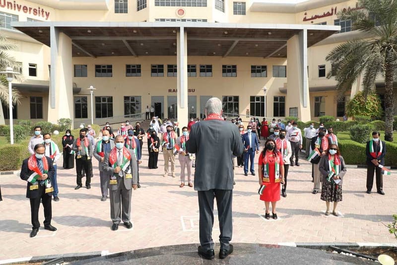 RAKMHSU celebration of  UAE Flag Day 2021Photos at RAK Medical & Health Sciences University, 2021-22 — photograph 41 of 48