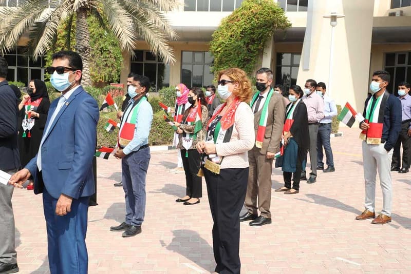 RAKMHSU celebration of  UAE Flag Day 2021Photos at RAK Medical & Health Sciences University, 2021-22 — photograph 44 of 48
