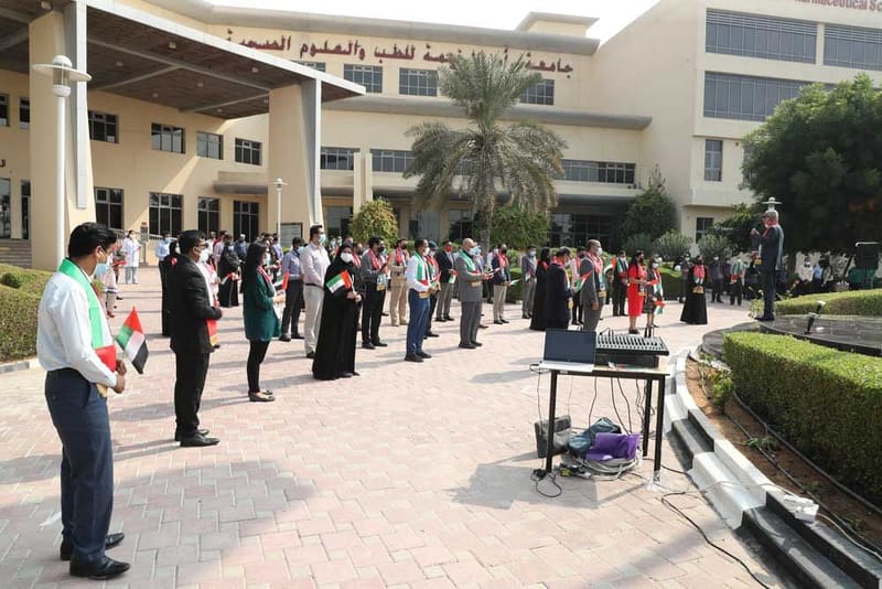 RAKMHSU celebration of  UAE Flag Day 2021Photos at RAK Medical & Health Sciences University, 2021-22 — photograph 48 of 48