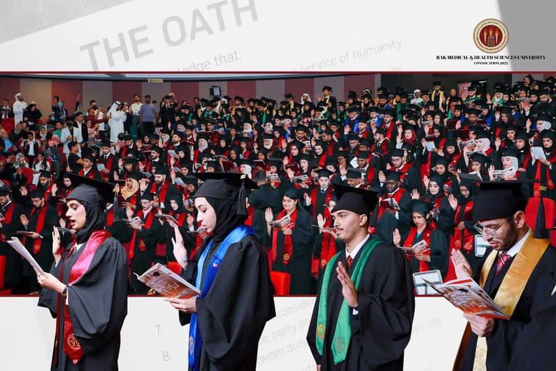 RAKMHSU Convocation 2022 at RAK Medical & Health Sciences University, 2022-23 — photograph 2 of 20