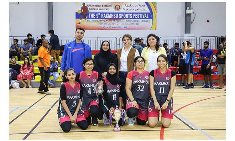 RAKMHSU Official Teams 2018-19 at RAK Medical & Health Sciences University, 2018-19 — photograph 3 of 16