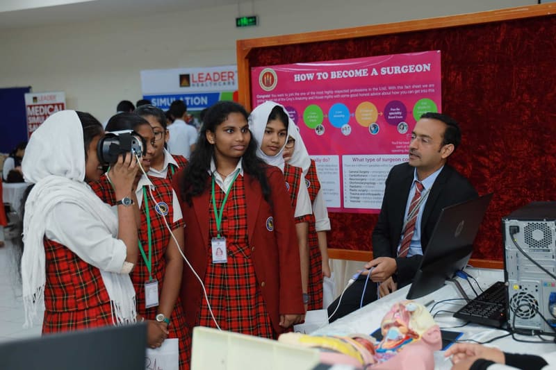 Science Exhibition 2020 - Day 1 at RAK Medical & Health Sciences University, 2019-20 — photograph 5 of 40