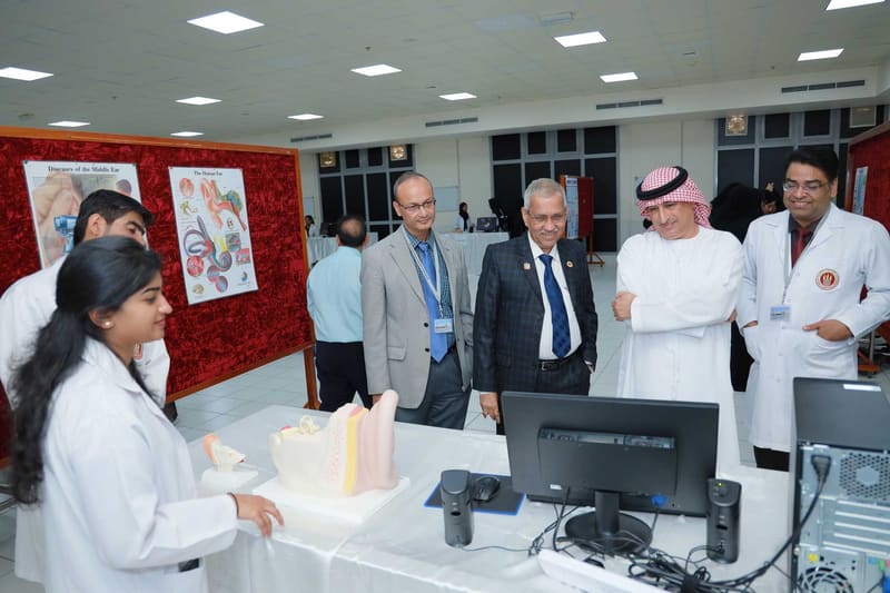 Science Exhibition 2020 - Day 1 at RAK Medical & Health Sciences University, 2019-20 — photograph 7 of 40
