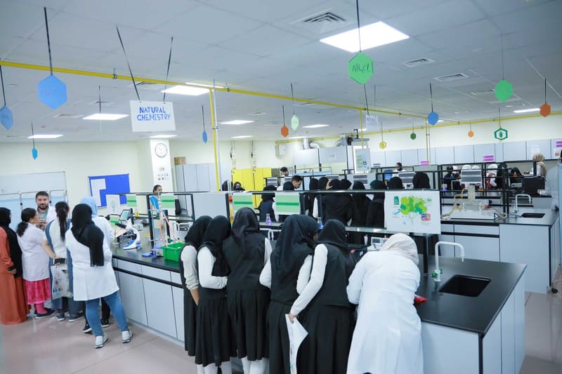 Science Exhibition 2020 - Day 1 at RAK Medical & Health Sciences University, 2019-20 — photograph 16 of 40