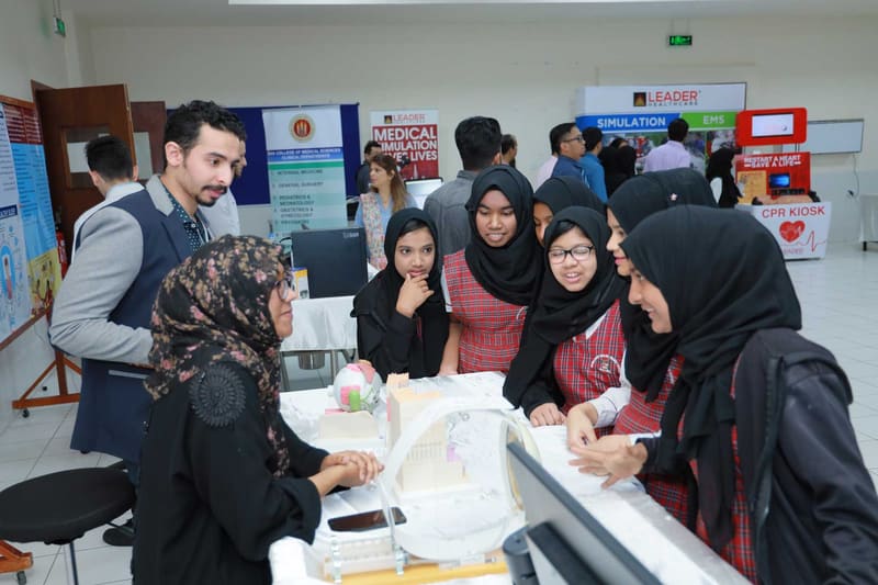 Science Exhibition 2020 - Day 1 at RAK Medical & Health Sciences University, 2019-20 — photograph 20 of 40