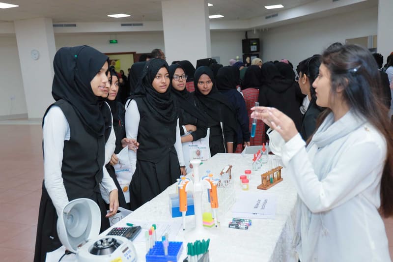 Science Exhibition 2020 - Day 1 at RAK Medical & Health Sciences University, 2019-20 — photograph 22 of 40