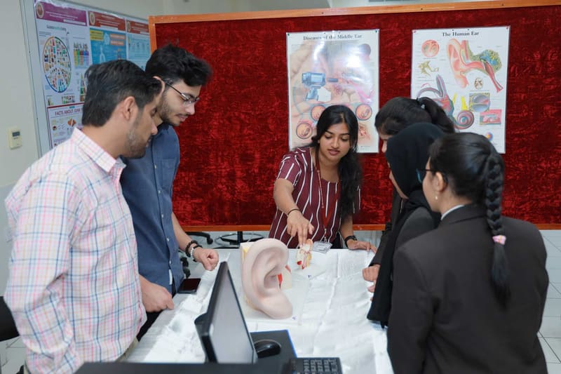 Science Exhibition 2020 - Day 1 at RAK Medical & Health Sciences University, 2019-20 — photograph 26 of 40