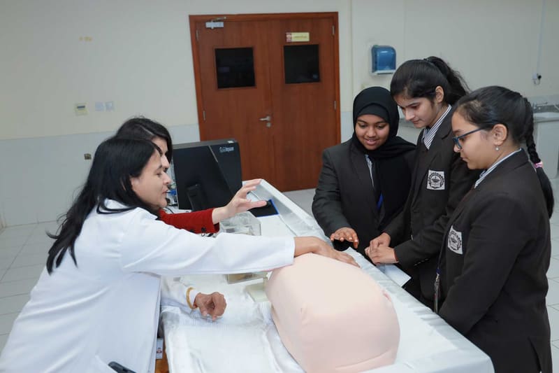 Science Exhibition 2020 - Day 1 at RAK Medical & Health Sciences University, 2019-20 — photograph 27 of 40