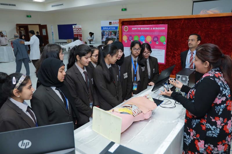 Science Exhibition 2020 - Day 1 at RAK Medical & Health Sciences University, 2019-20 — photograph 30 of 40