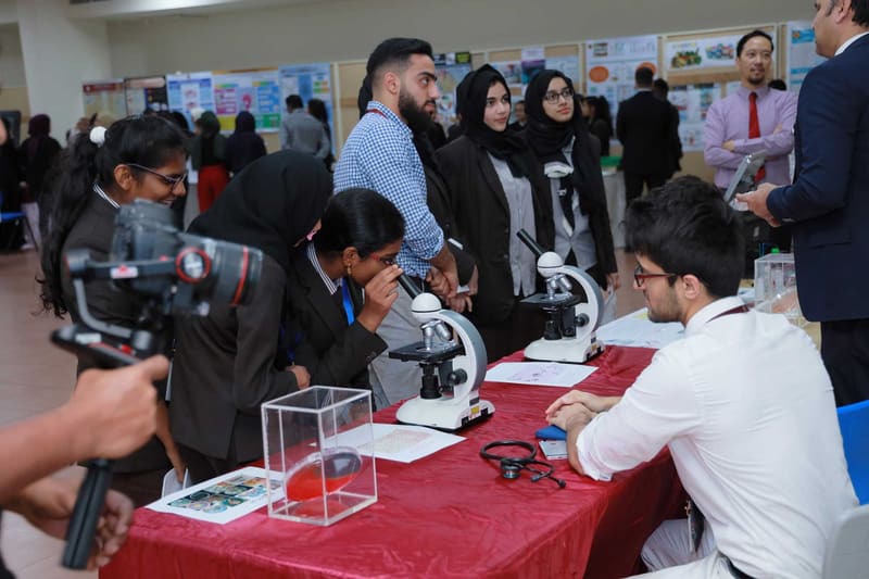Science Exhibition 2020 - Day 1 at RAK Medical & Health Sciences University, 2019-20 — photograph 32 of 40