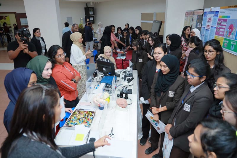 Science Exhibition 2020 - Day 1 at RAK Medical & Health Sciences University, 2019-20 — photograph 34 of 40
