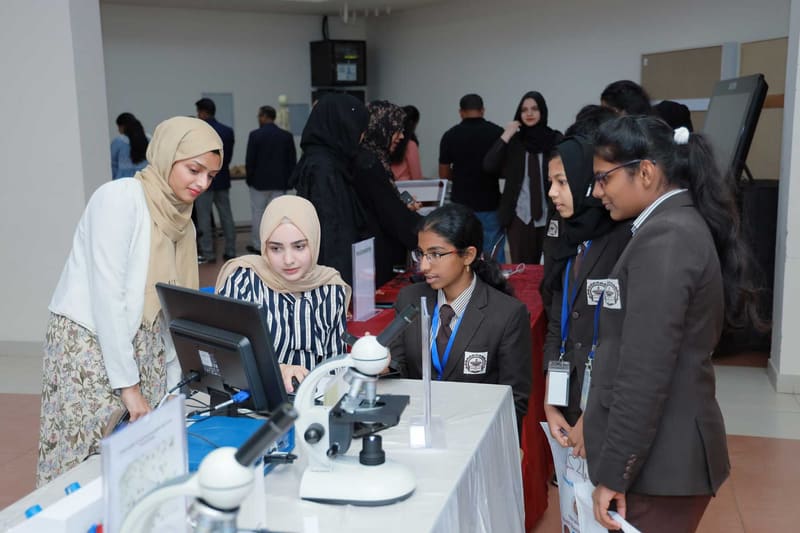Science Exhibition 2020 - Day 1 at RAK Medical & Health Sciences University, 2019-20 — photograph 36 of 40
