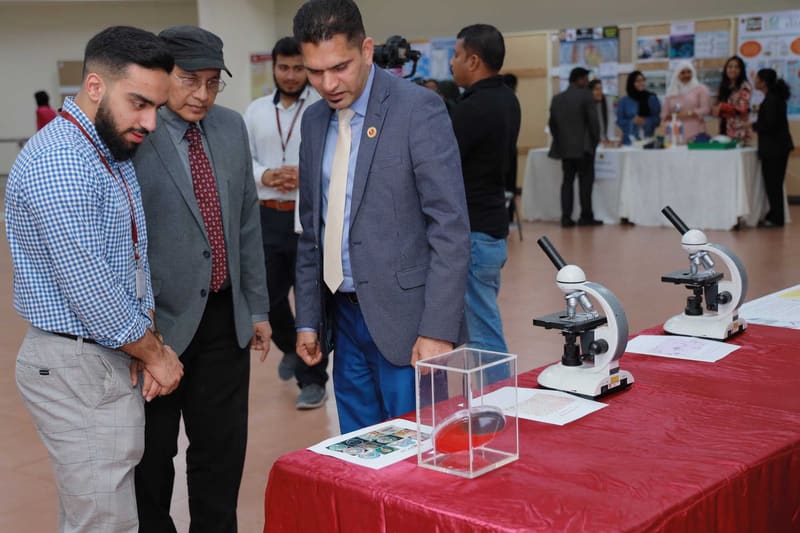 Science Exhibition 2020 - Day 1 at RAK Medical & Health Sciences University, 2019-20 — photograph 38 of 40