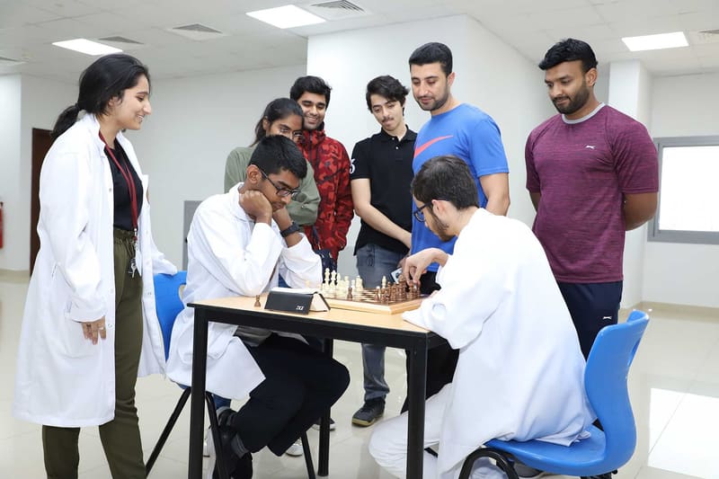 Sixth RAKMHSU Freshers Sports Competitions 2019-2020 at RAK Medical & Health Sciences University, 2019-20 — photograph 7 of 34