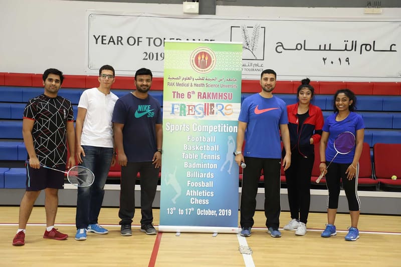 Sixth RAKMHSU Freshers Sports Competitions 2019-2020 at RAK Medical & Health Sciences University, 2019-20 — photograph 30 of 34