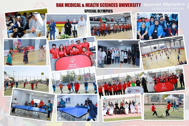 Special Olympics Sports Event 2022 at RAK Medical & Health Sciences University, 2021-22 — photograph 13 of 20