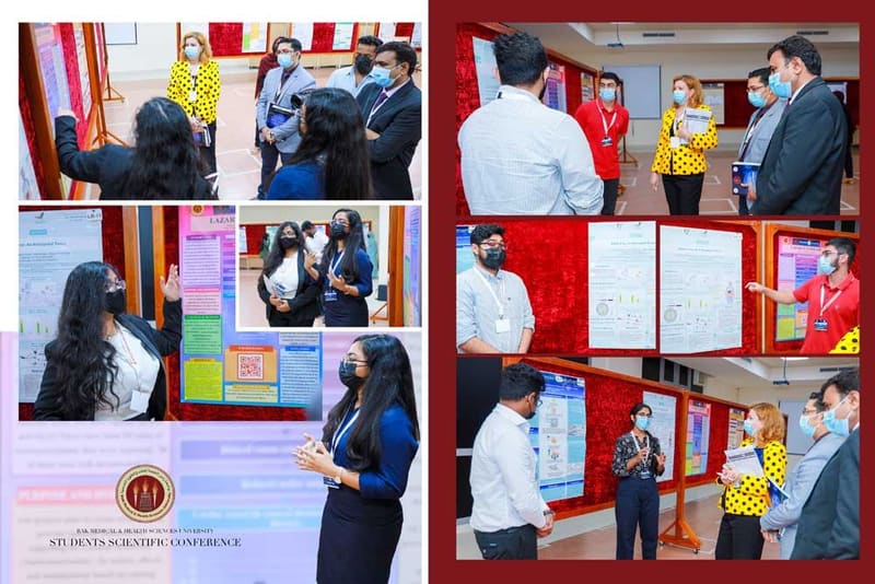 Students Scientific Conference 2021-22 at RAK Medical & Health Sciences University, 2021-22 — photograph 24 of 44