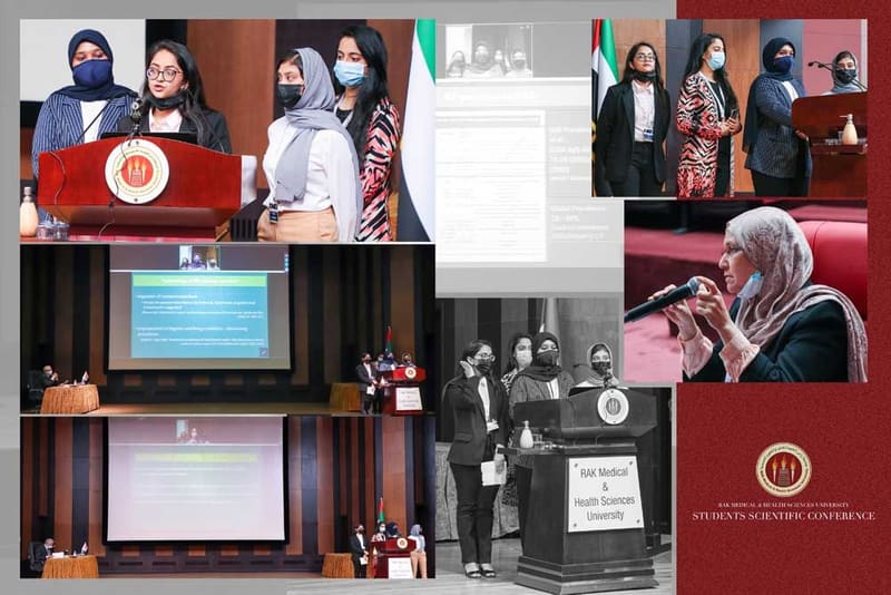Students Scientific Conference 2021-22 at RAK Medical & Health Sciences University, 2021-22 — photograph 40 of 44