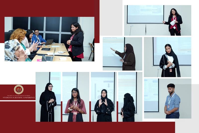 Students Scientific Conference 2023 at RAK Medical & Health Sciences University, 2022-23 — photograph 6 of 18