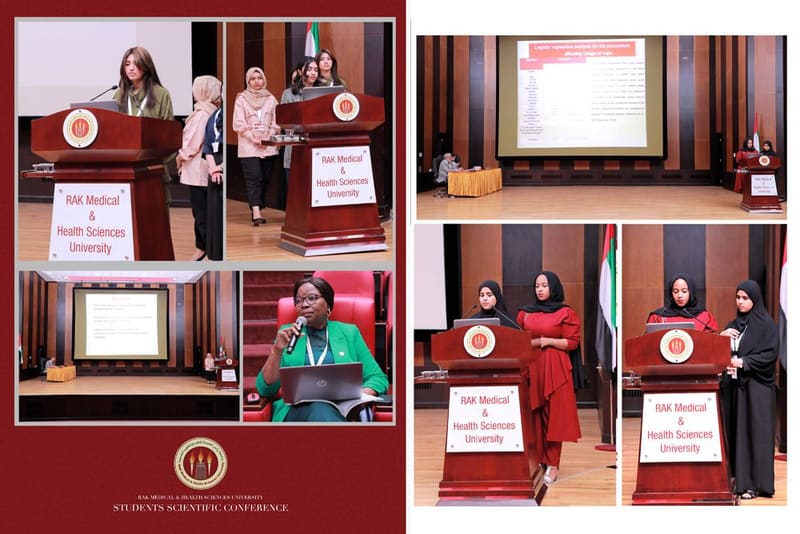 Students Scientific Conference 2023 at RAK Medical & Health Sciences University, 2022-23 — photograph 13 of 18