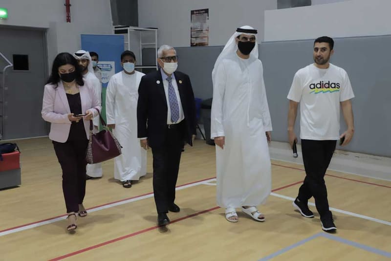 The First RAKMHSU Government Football Tournament 2021 at RAK Medical & Health Sciences University, 2021-22 — photograph 7 of 34