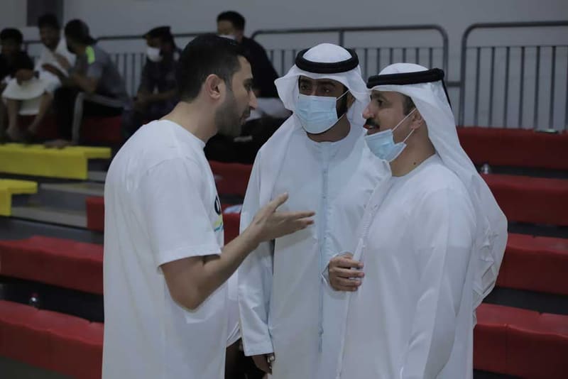 The First RAKMHSU Government Football Tournament 2021 at RAK Medical & Health Sciences University, 2021-22 — photograph 8 of 34