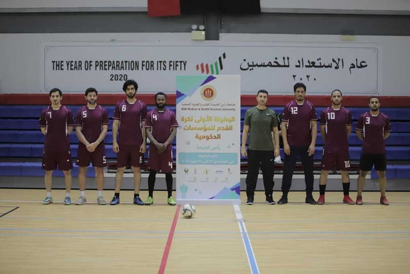 The First RAKMHSU Government Football Tournament 2021 at RAK Medical & Health Sciences University, 2021-22 — photograph 28 of 34