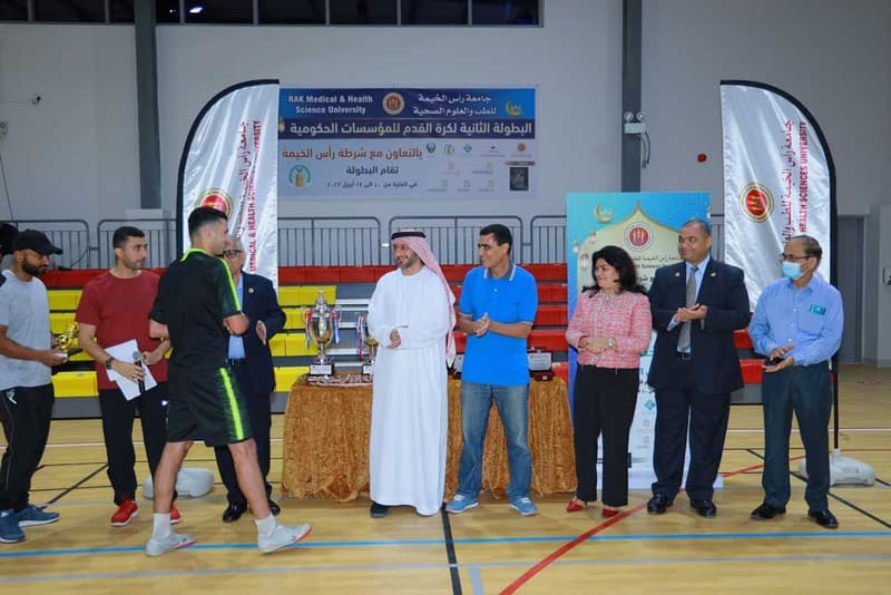 The Second RAKMHSU Government Football Tournament 2022 at RAK Medical & Health Sciences University, 2022-23 — photograph 8 of 28