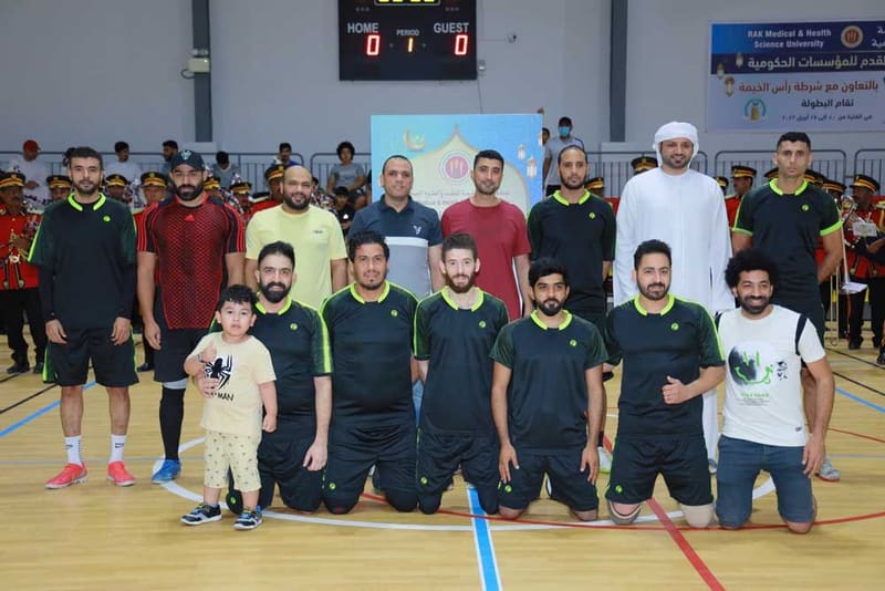 The Second RAKMHSU Government Football Tournament 2022 at RAK Medical & Health Sciences University, 2022-23 — photograph 17 of 28