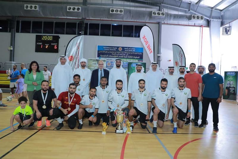 The Third RAKMHSU Government Football Tournament 2023 at RAK Medical & Health Sciences University, 2023-24 — photograph 2 of 45