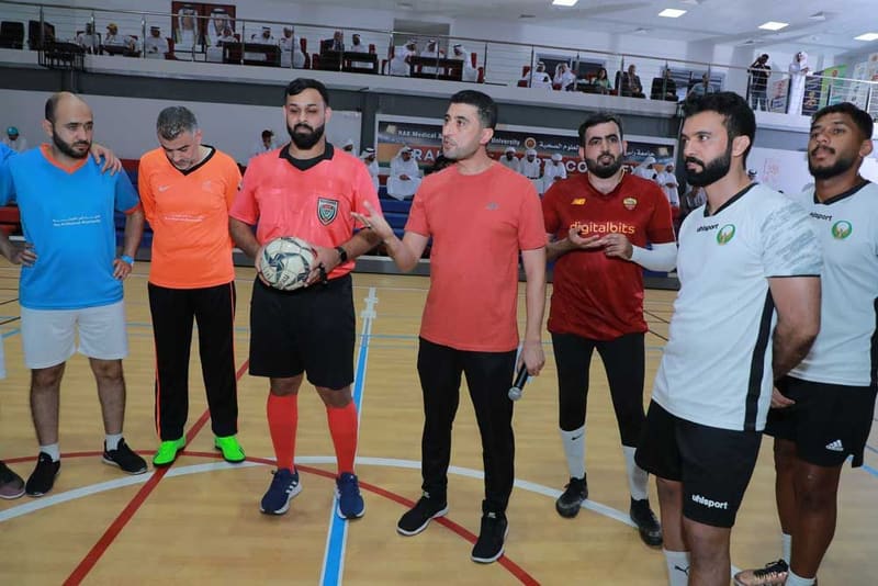 The Third RAKMHSU Government Football Tournament 2023 at RAK Medical & Health Sciences University, 2023-24 — photograph 10 of 45