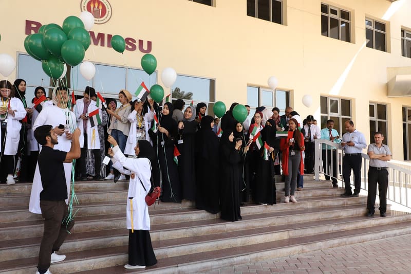 UAE Flag Day 2019 at RAK Medical & Health Sciences University, 2019-20 — photograph 12 of 14