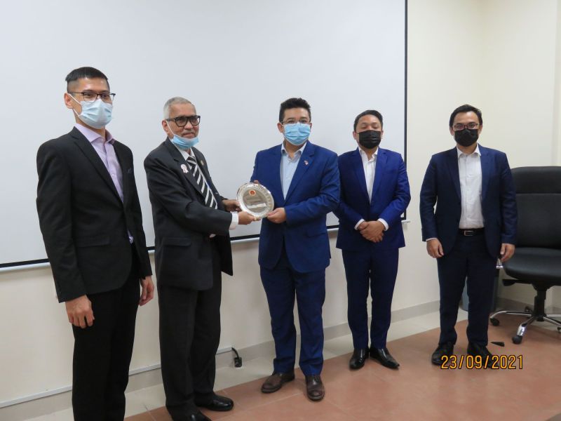 VISIT from Consulate General of Malaysia on 23rd September 2021 — photograph 2 of 3