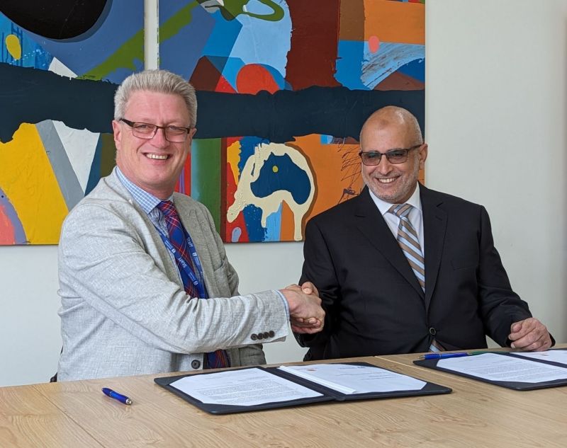 RAKMHSU and the University of Dundee, UK have signed an agreement between two institutions to develop collaborations in medicine, health sciences, and dentistry — photograph 2 of 3