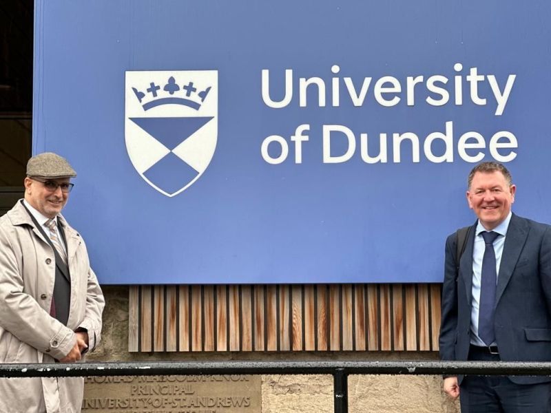 RAKMHSU and the University of Dundee, UK have signed an agreement between two institutions to develop collaborations in medicine, health sciences, and dentistry — photograph 3 of 3
