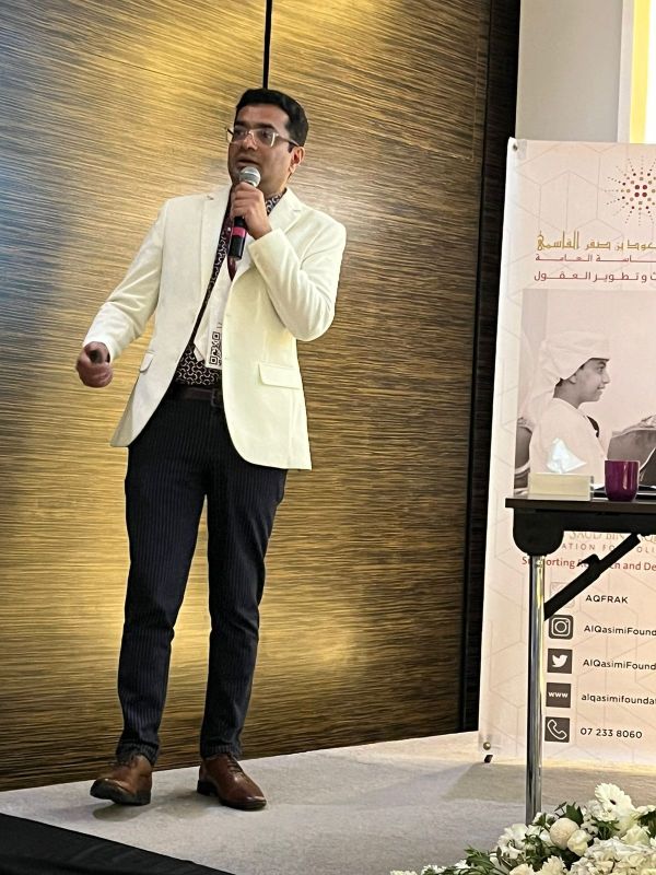 Invited as guest Speaker at The 10th Biannual Gulf Comparative Education Society (GCES) — photograph 2 of 5