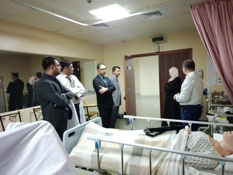 Demonstration of Fidelity Mannequin for Dept. of Clinical Pharmacy & Pharmacology Faculty, RAKCOP — photograph 3 of 5