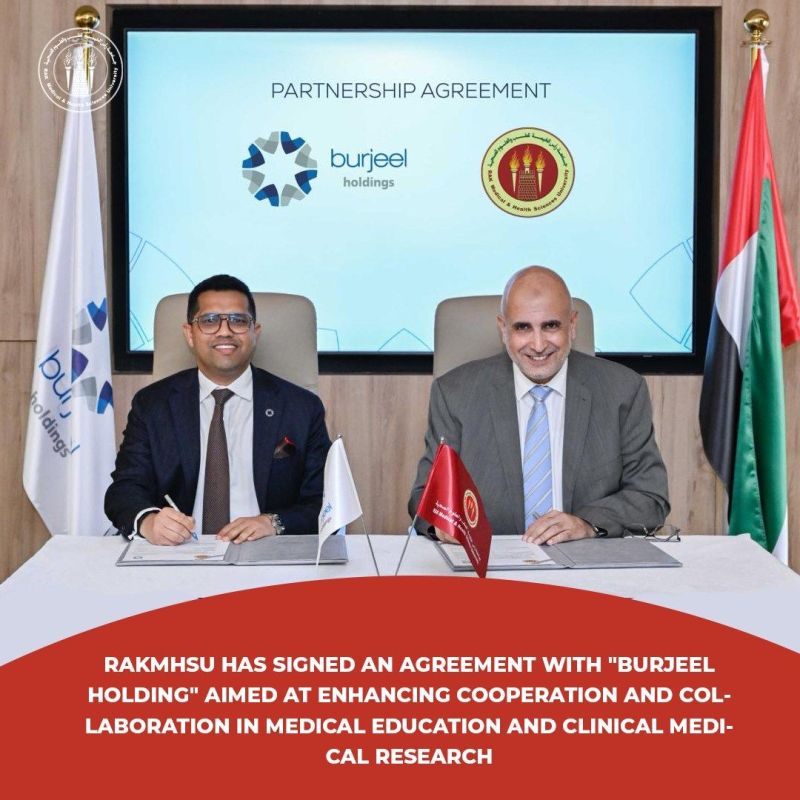 RAKMHSU has signed an agreement with Burjeel Holdings — photograph 1 of 5