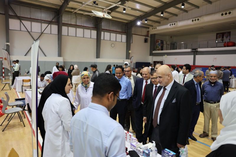 Community Engagement Activity on 'General Health Screening' organized by RAK College of Pharmacy, RAKMHSU — photograph 3 of 7