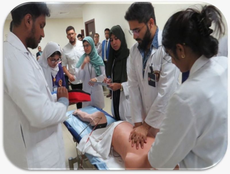 The RAKMHSU Interprofessional Education (IPE) Initiative is dedicated to empowering our four college graduates to save lives efficiently and effectively. — photograph 3 of 4