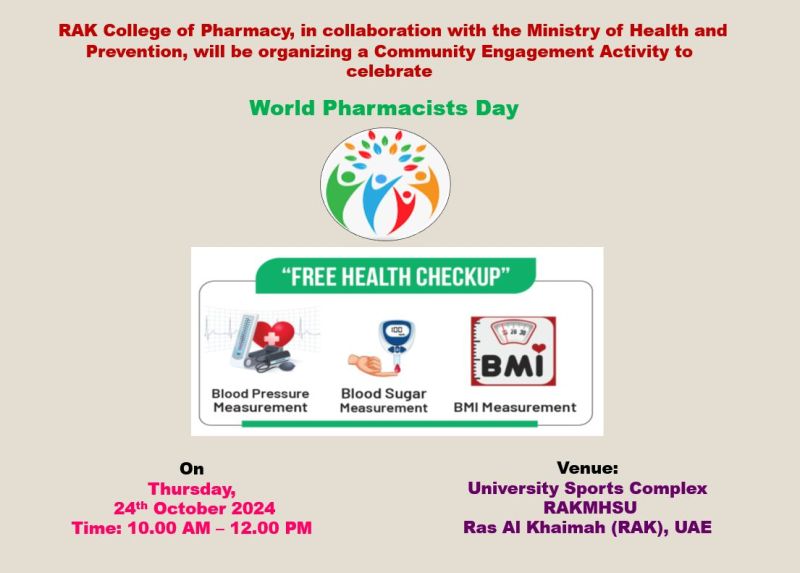 Community Engagement Activity and World Pharmacist Celebration -2024 — photograph 1 of 12