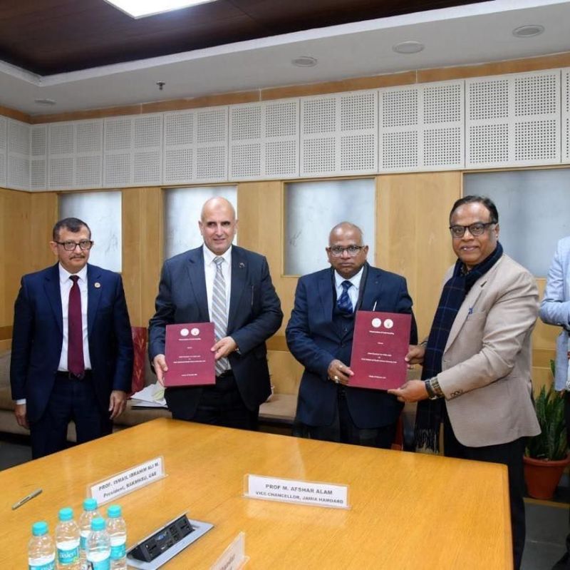 RAKMHSU is pleased to announce a new Memorandum of Understanding (MOU) with Jamia Hamdard, New Delhi — photograph 2 of 5