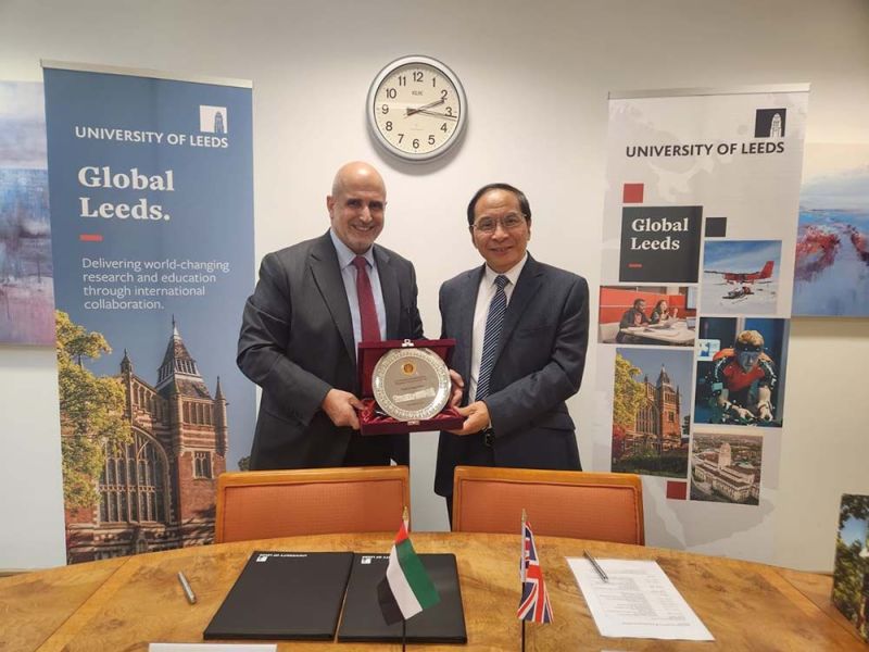 RAKMHSU signed MoU with the University of Leeds to foster academic and research collaboration — photograph 4 of 4