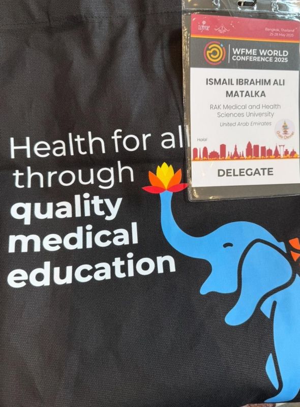 RAKMHSU at the  WFME Conference 2025 – Bangkok, Thailand — photograph 5 of 5