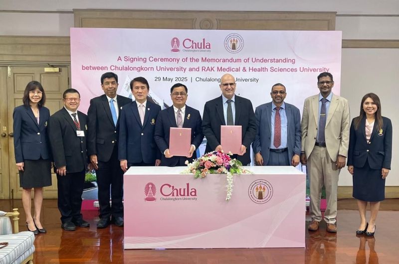 RAKMHSU Signs MoU with Chulalongkorn University to Foster Academic Collaboration — photograph 6 of 7