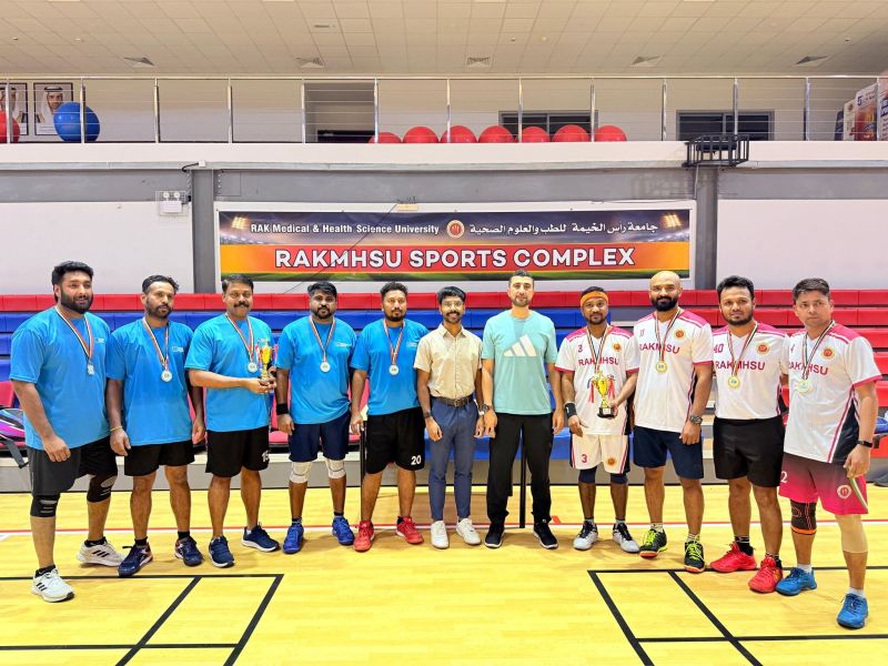 RAKMHSU Staff Badminton Team Wins First Place at the IDO EcoFit Tournament — photograph 2 of 2