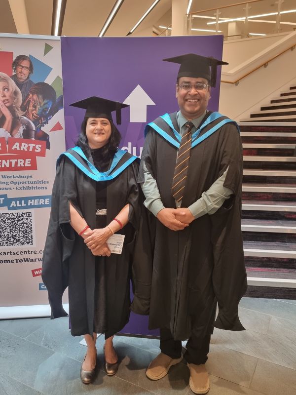 Dr. Subhranshu Sekhar Kar and Dr. Rajani Dube Earn MSc in Medical Education from University of Warwick — photograph 4 of 7